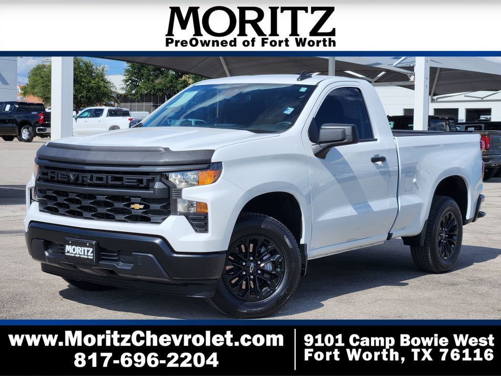 Summit White 2022 Chevrolet Silverado 1500 Pickup Truck 4X2 8-Speed Automatic