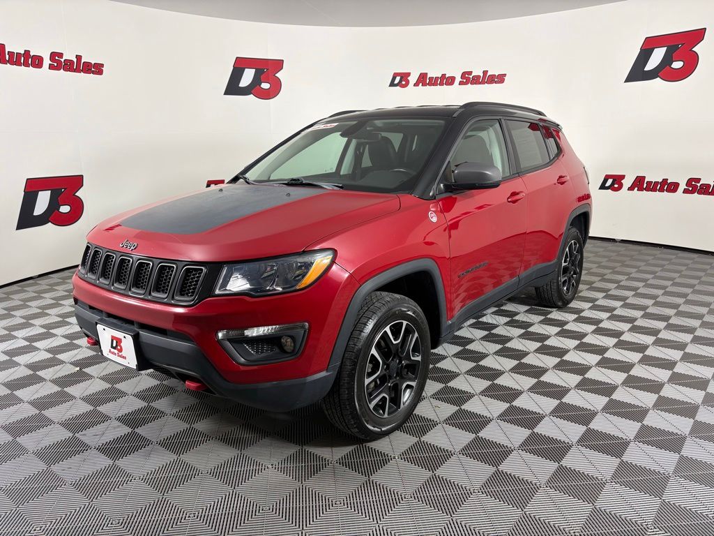 Redline Pearlcoat 2020 Jeep Compass SUV / Crossover Four-Wheel Drive 9-Speed Automatic