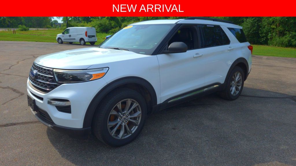 Oxford White 2020 Ford Explorer SUV / Crossover All-Wheel Drive Automatic