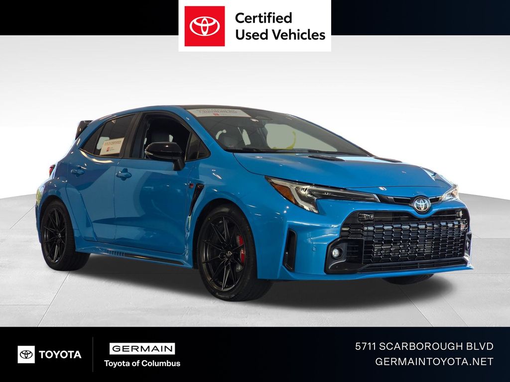 Blue Flame 2024 Toyota GR Corolla Hatchback All-Wheel Drive 6-Speed Manual