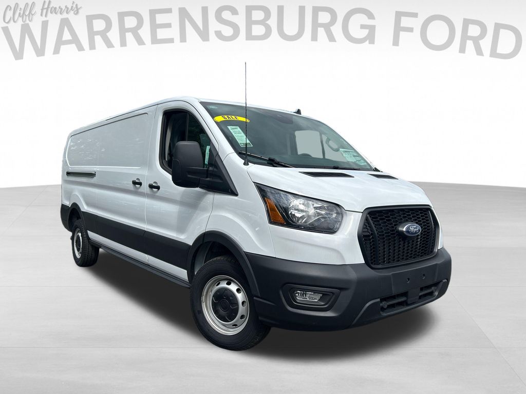 Oxford White 2024 Ford Transit Cargo Van Rear-Wheel Drive