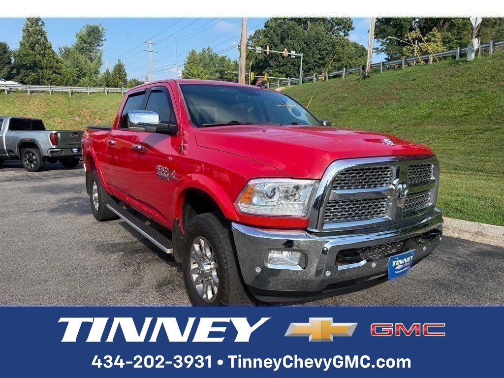 Flame Red Clearcoat 2016 RAM 2500 Pickup Truck Four-Wheel Drive 6-Speed Automatic