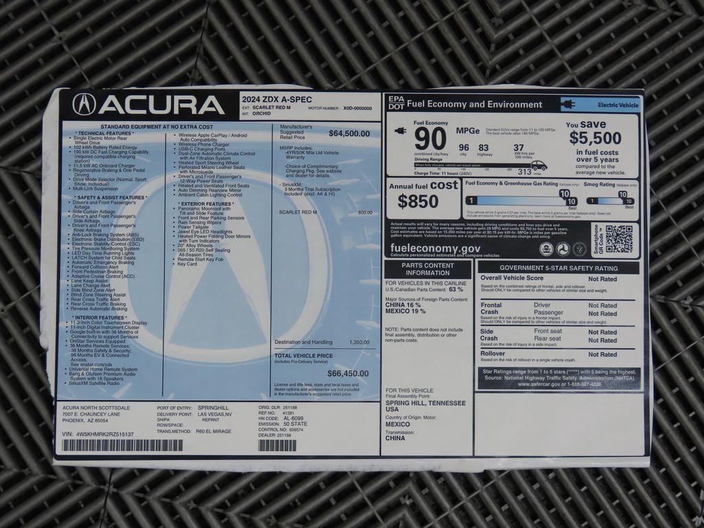2024 Acura ZDX A-Spec 9