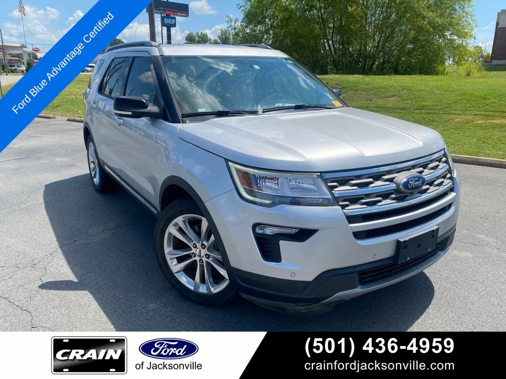 Ingot Silver Metallic 2018 Ford Explorer SUV / Crossover Front-Wheel Drive 6-Speed Automatic