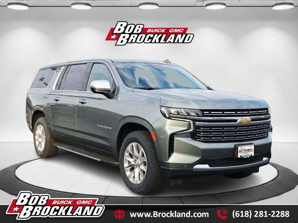 Silver Sage Metallic 2023 Chevrolet Suburban Premier 4WD SUV / Crossover Four-Wheel Drive
