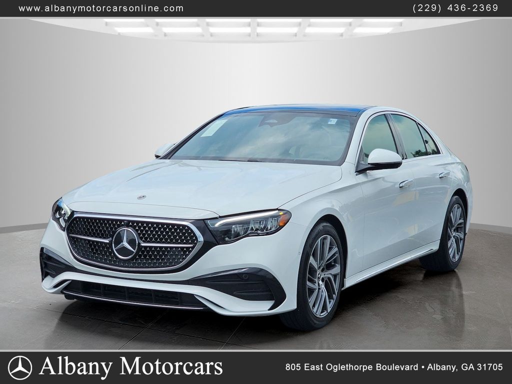 Polar White 2026 Mercedes-Benz E-Class Sedan Rear-Wheel Drive 9-Speed Automatic
