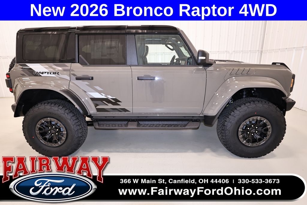 Marsh Gray 2026 Ford Bronco Raptor 4WD SUV / Crossover Four-Wheel Drive Automatic