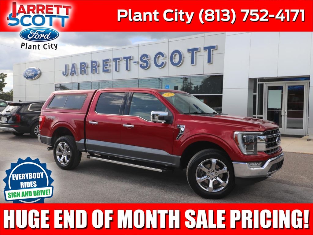 Rapid Red Metallic Tinted Clearcoat 2023 Ford F-150 Pickup Truck Four-Wheel Drive Automatic