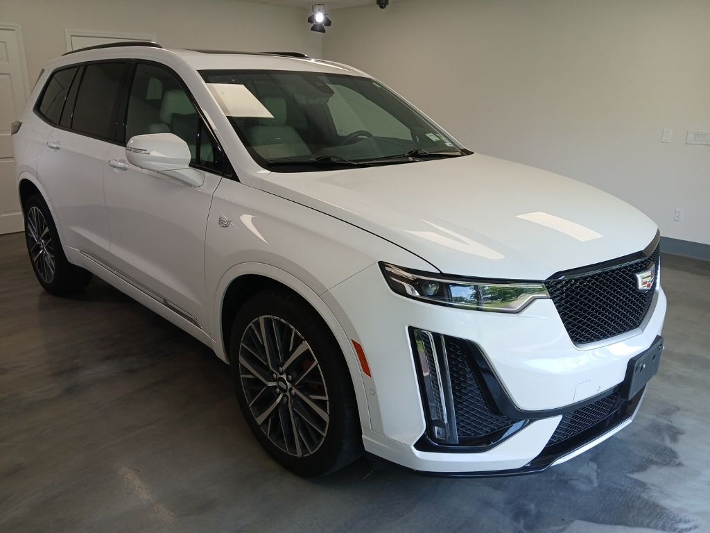 Crystal White Tricoat 2024 Cadillac XT6 SUV / Crossover Four-Wheel Drive 9-Speed Automatic