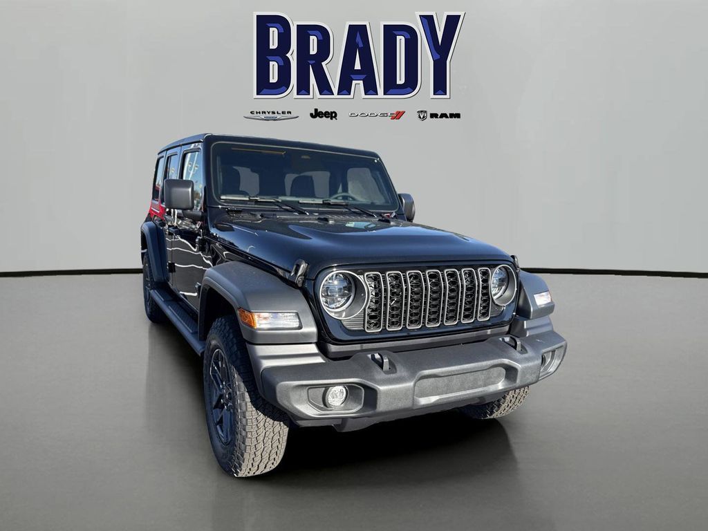 Black Clearcoat 2026 Jeep Wrangler Sport S 4-Door 4WD SUV / Crossover Four-Wheel Drive 8-Speed Automatic