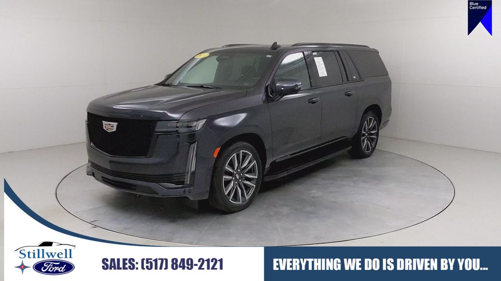 Galactic Gray Metallic 2024 Cadillac Escalade ESV SUV / Crossover Four-Wheel Drive Automatic