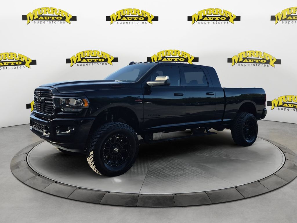 Diamond Black Crystal Pearlcoat 2019 RAM 2500 Big Horn Mega Cab 4WD Pickup Truck Four-Wheel Drive 6-Speed Automatic