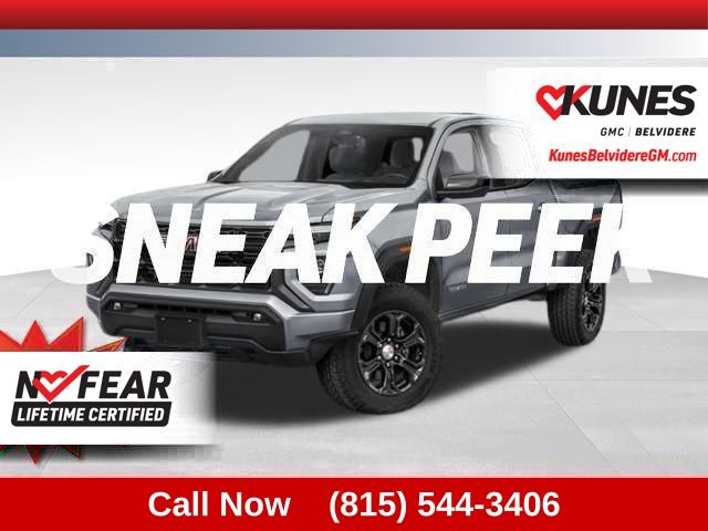 Volcanic Red Tintcoat 2026 GMC Canyon Pickup Truck Four-Wheel Drive 8-Speed Automatic