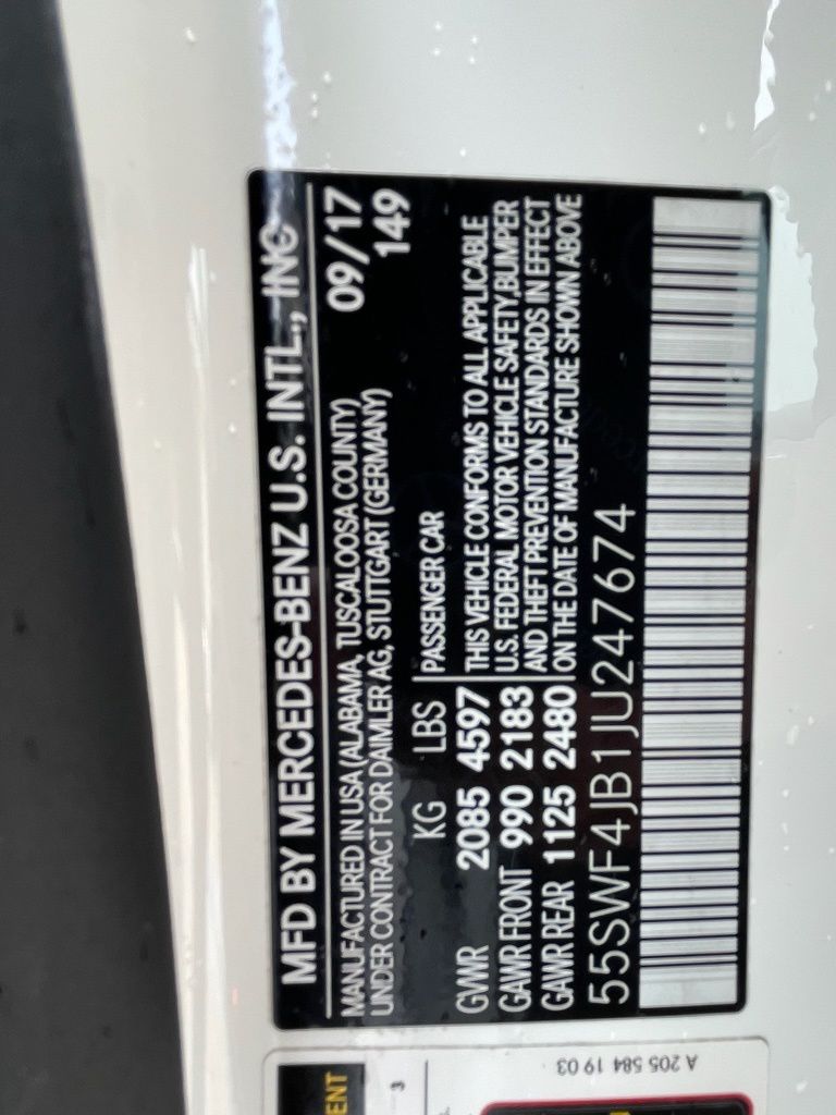 2018 Mercedes-Benz C-Class C 300 White at Autostrade