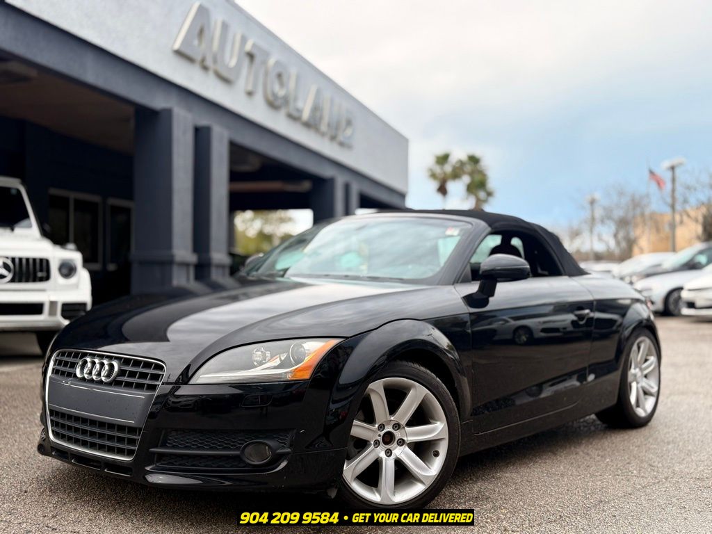 Brilliant Black/Black Roof 2008 Audi TT Convertible Front-Wheel Drive 6-Speed Automatic