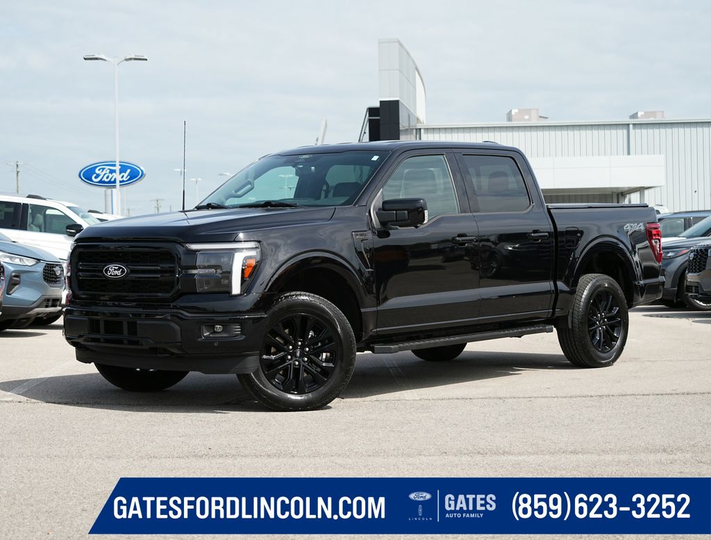 Black Metallic 2025 Ford F-150 Pickup Truck Four-Wheel Drive Automatic
