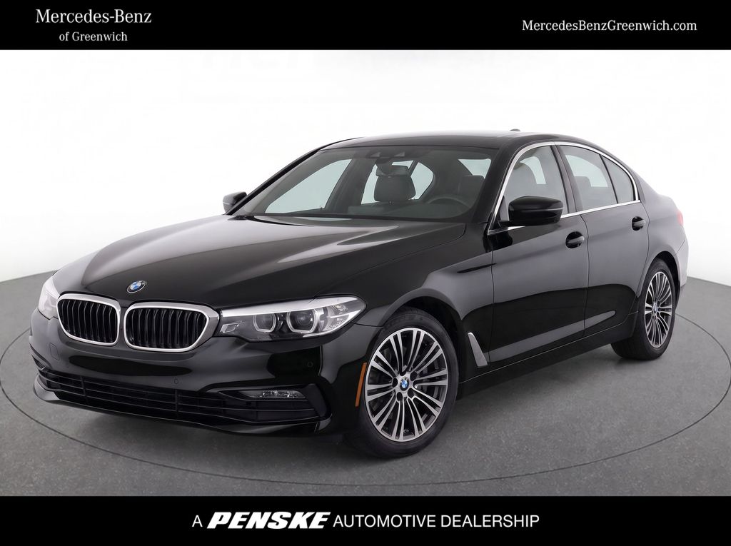 Black Sapphire Metallic 2019 BMW 5 Series Sedan All-Wheel Drive 8-Speed Automatic