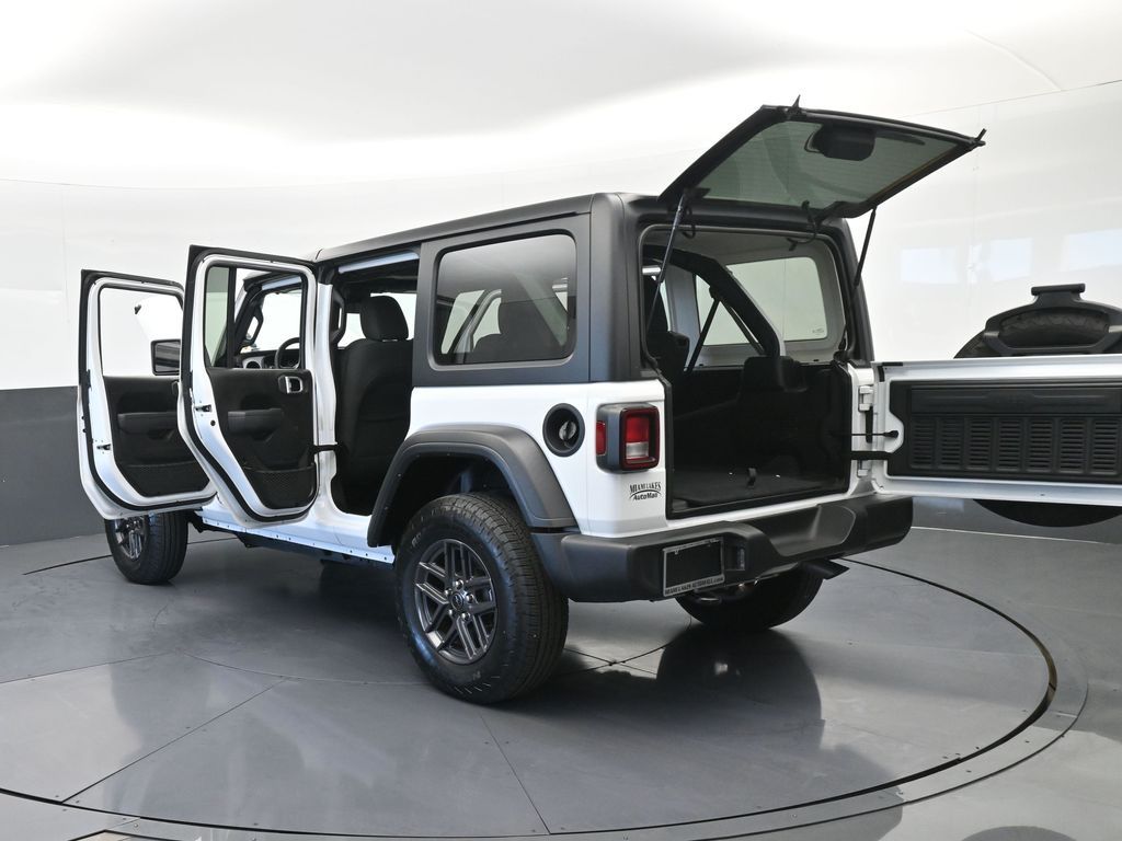 Used 2024 Bright White Clearcoat Jeep Sport S image 68