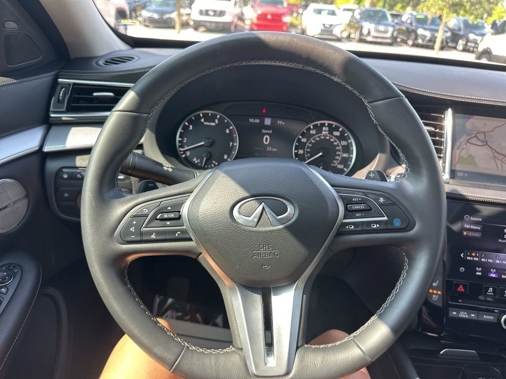 2022 Majestic White INFINITI QX50 ESSENTIAL FWD SUV