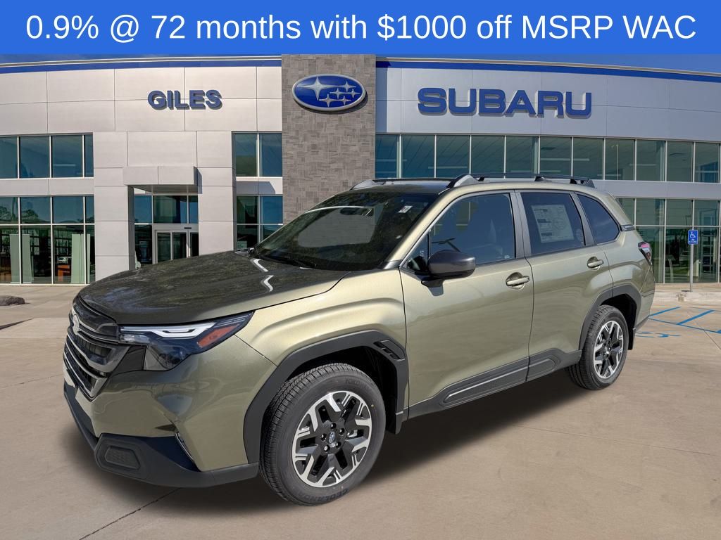 Autumn Green Metallic 2026 Subaru Forester Crossover AWD SUV / Crossover All-Wheel Drive Continuously Variable Transmission