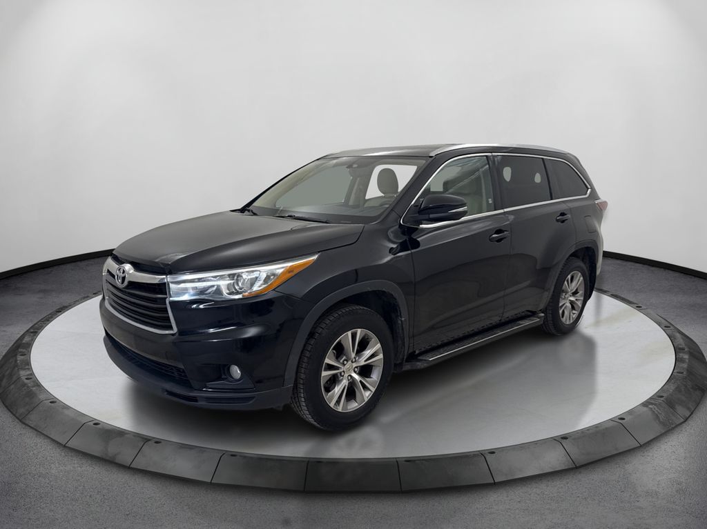 Attitude Black Metallic 2015 Toyota Highlander SUV / Crossover Front-Wheel Drive 6-Speed Automatic Overdrive