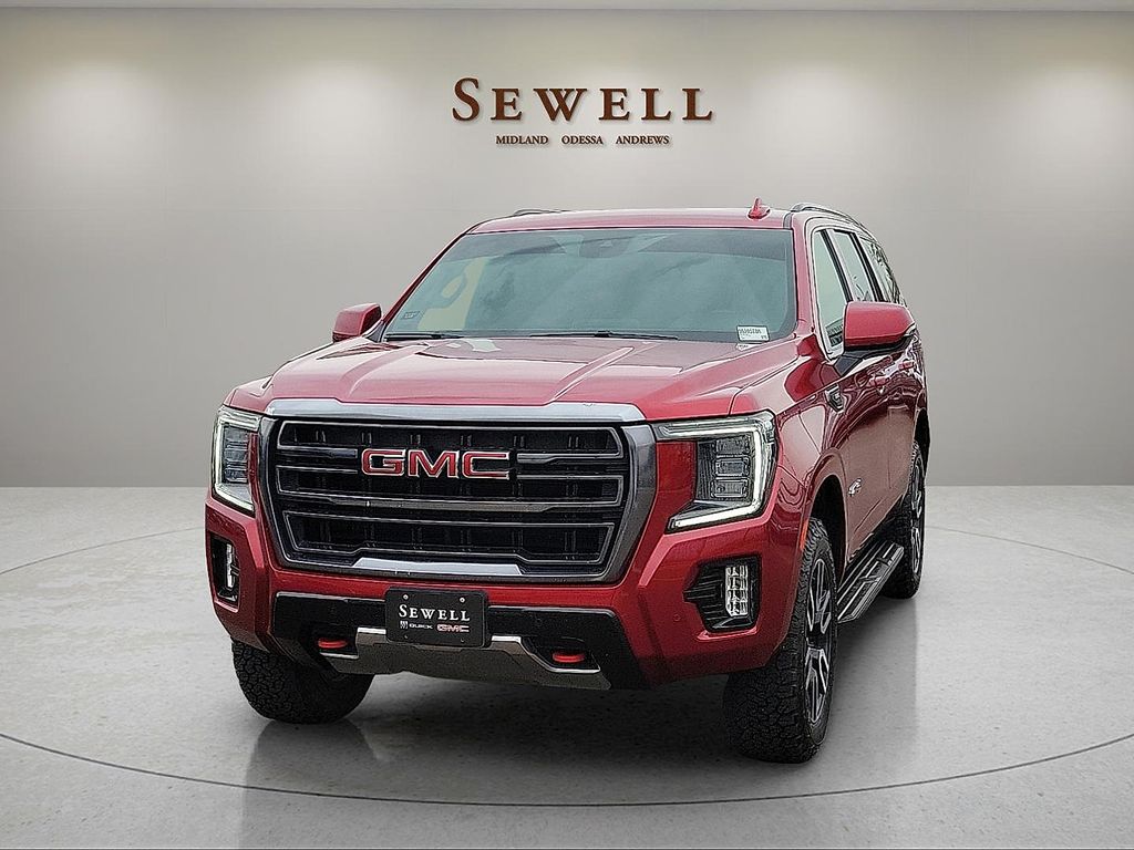 Volcanic Red Tintcoat 2023 GMC Yukon SUV / Crossover Four-Wheel Drive
