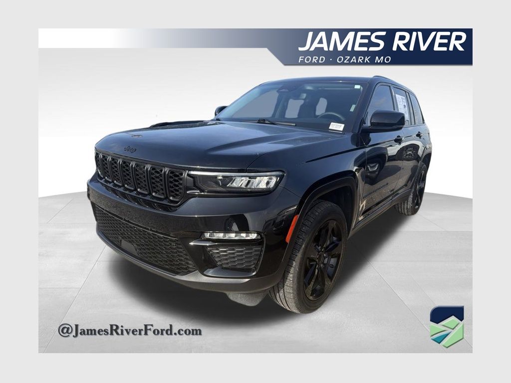 Diamond Black Crystal Pearlcoat 2023 Jeep Grand Cherokee SUV / Crossover Four-Wheel Drive 8-Speed Automatic