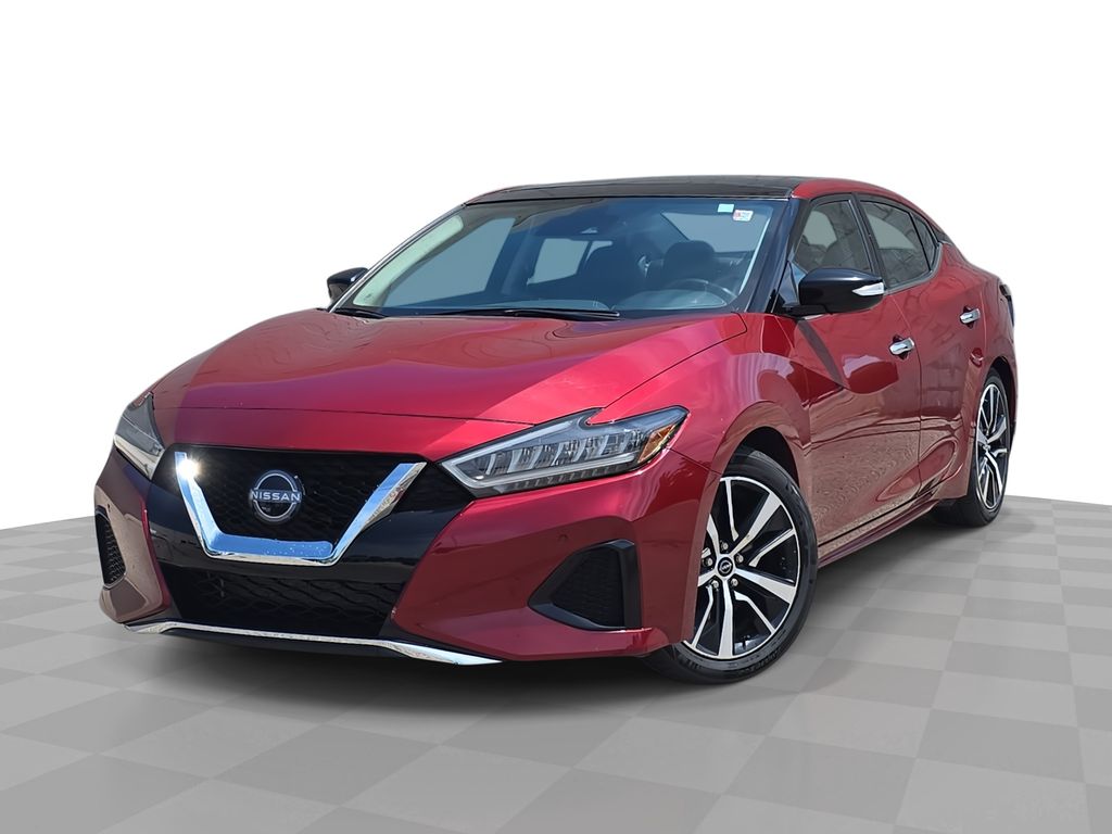 Red (Scarlet Ember Tintcoat) 2023 Nissan Maxima Sedan  Continuously Variable Transmission