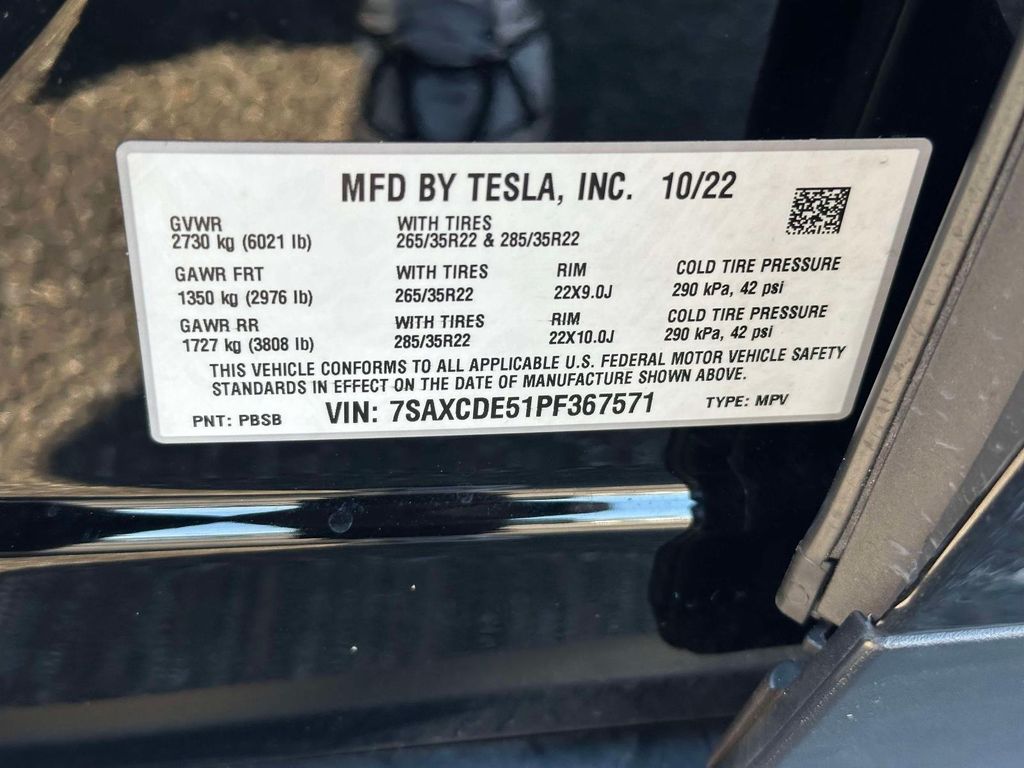 used 2023 Tesla Model X car, priced at $64,995