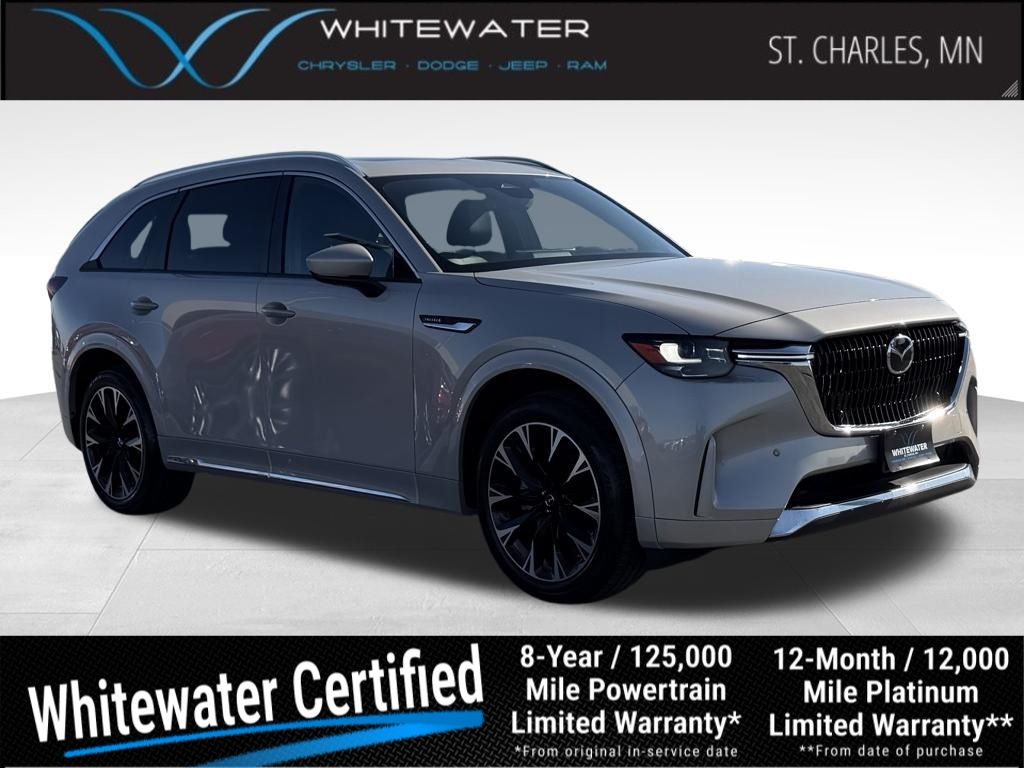 Gray (Platinum Quartz) 2024 Mazda CX-90 3.3 Turbo S Premium AWD SUV / Crossover All-Wheel Drive 8-Speed Automatic