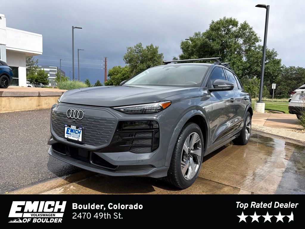 Gray 2025 Audi Q6 e-tron SUV / Crossover All-Wheel Drive Automatic