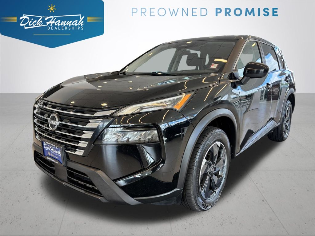 Super Black 2024 Nissan Rogue SUV / Crossover All-Wheel Drive Continuously Variable Transmission