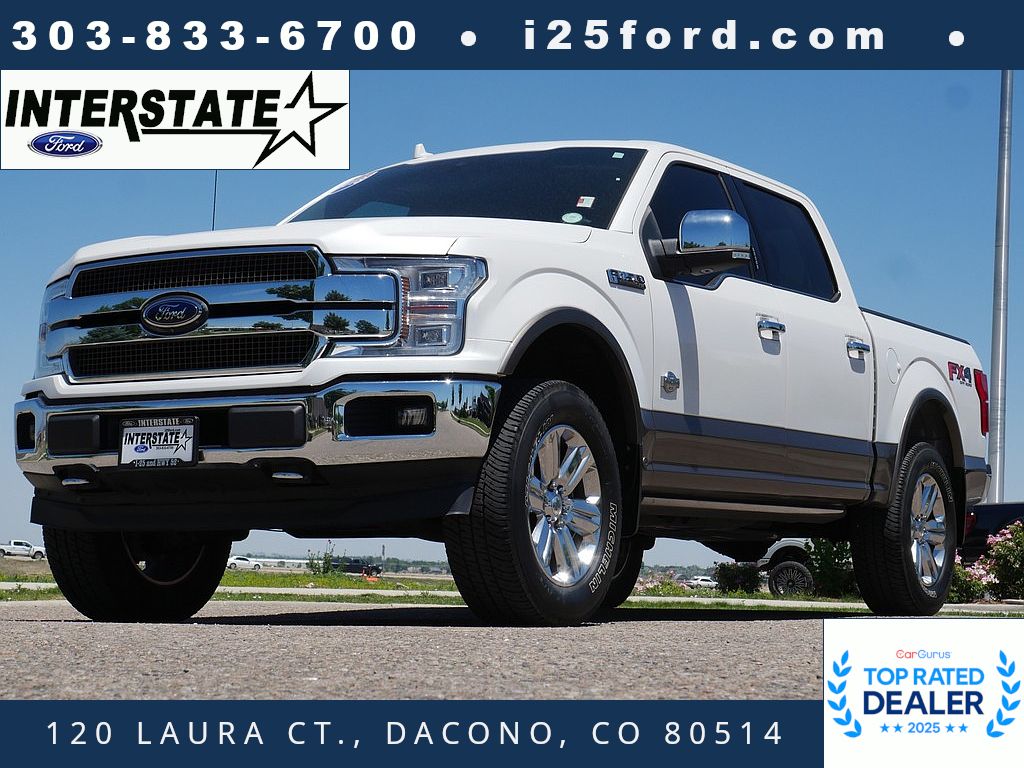 Oxford White 2018 Ford F-150 Pickup Truck Four-Wheel Drive Automatic