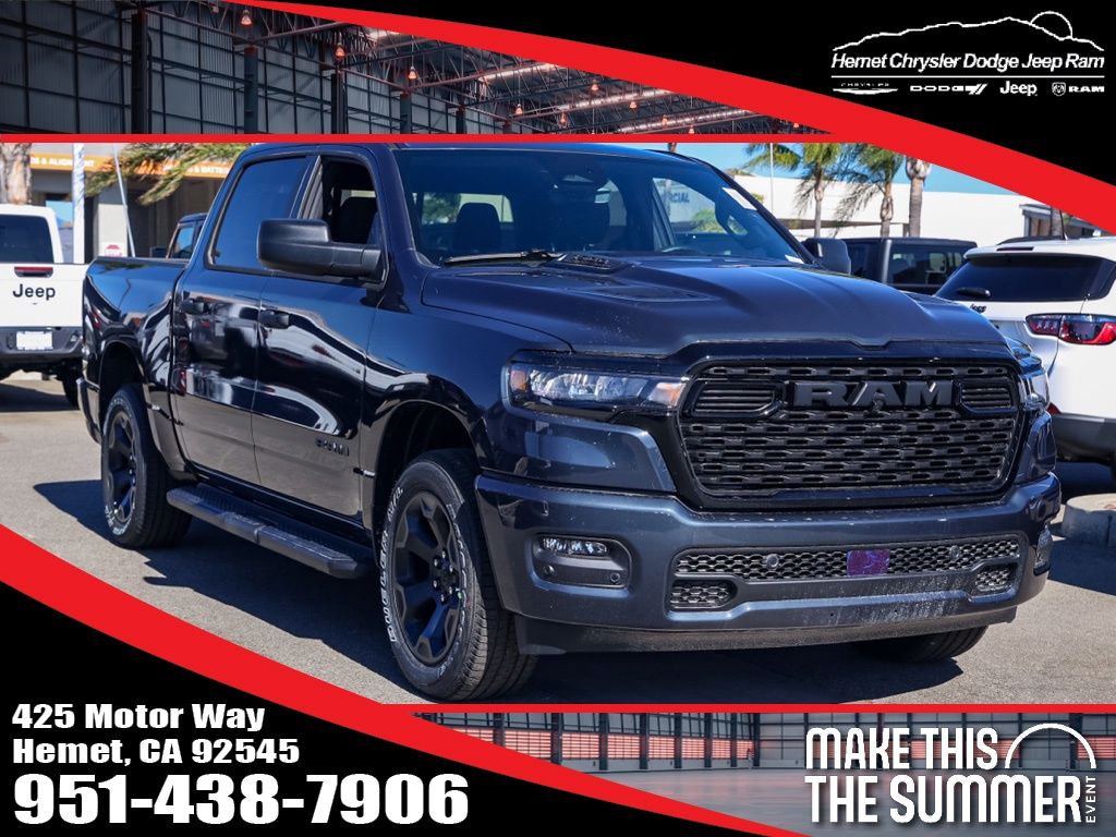 Forged Blue Metallic 2026 RAM 1500 Pickup Truck Four-Wheel Drive 8-Speed Automatic