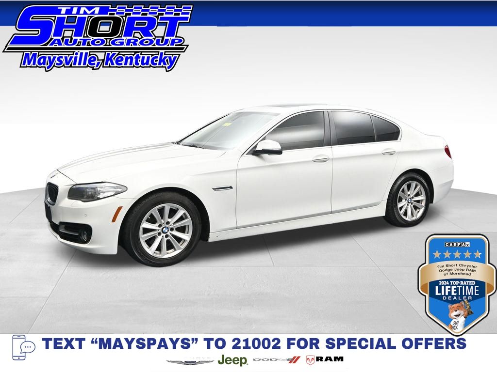 Alpine White 2015 BMW 5 Series Sedan Rear-Wheel Drive 8-Speed Automatic