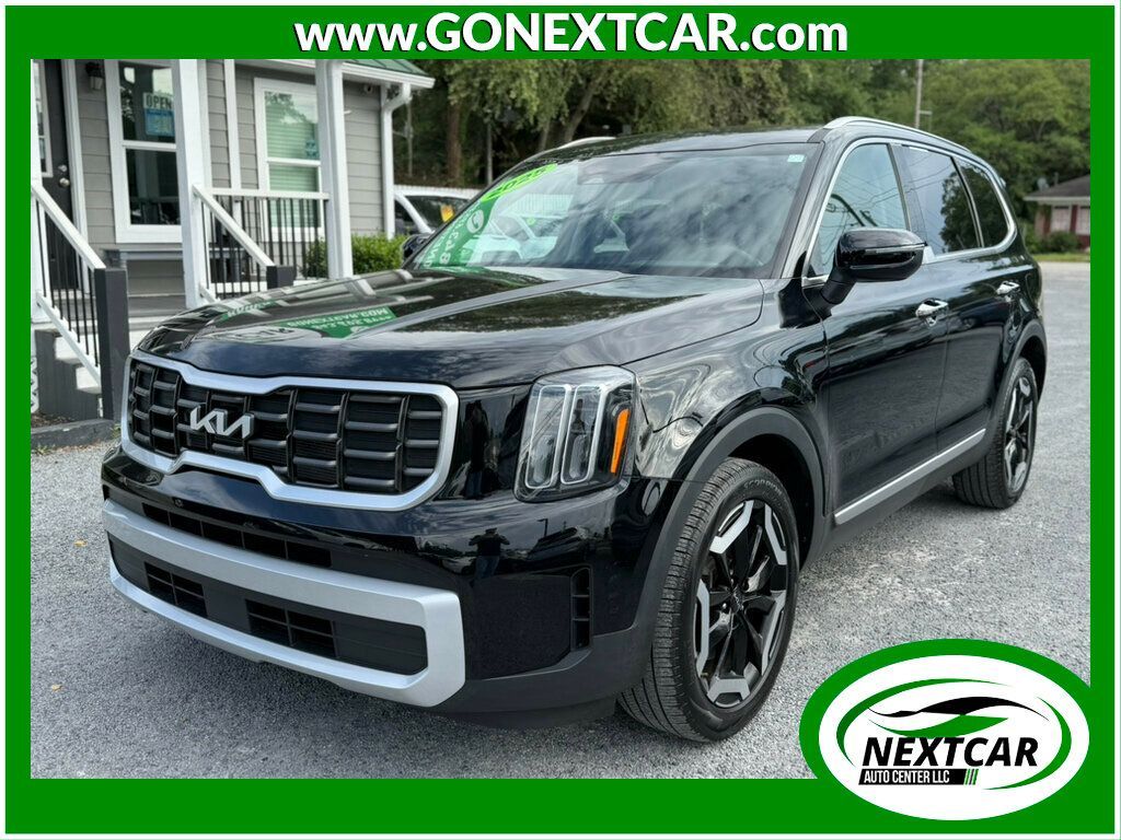 Ebony Black 2025 Kia Telluride S AWD SUV / Crossover All-Wheel Drive 8-Speed Automatic