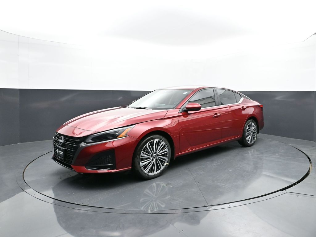 Red (Scarlet Ember Tintcoat) 2026 Nissan Altima 2.5 SV AWD Sedan All-Wheel Drive Continuously Variable Transmission