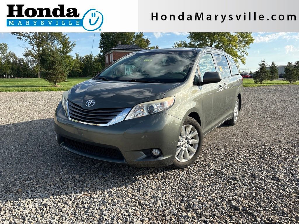 Cypress Pearl 2012 Toyota Sienna Minivan Front-Wheel Drive 6-Speed Automatic Overdrive
