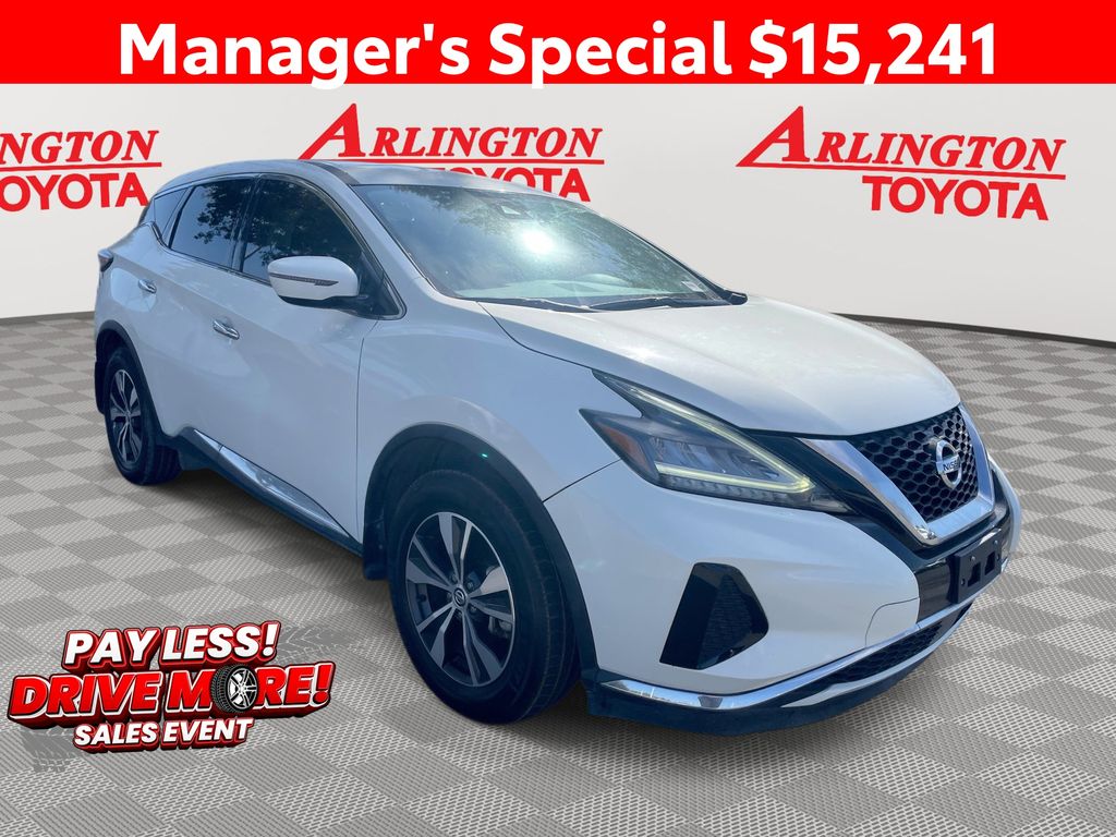 Pearl White Tricoat 2020 Nissan Murano SUV / Crossover Front-Wheel Drive Continuously Variable Transmission