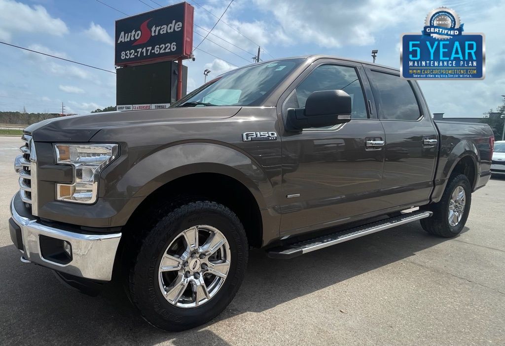 2016 Ford F-150 XLT Brown at Wharton Chevrolet GMC