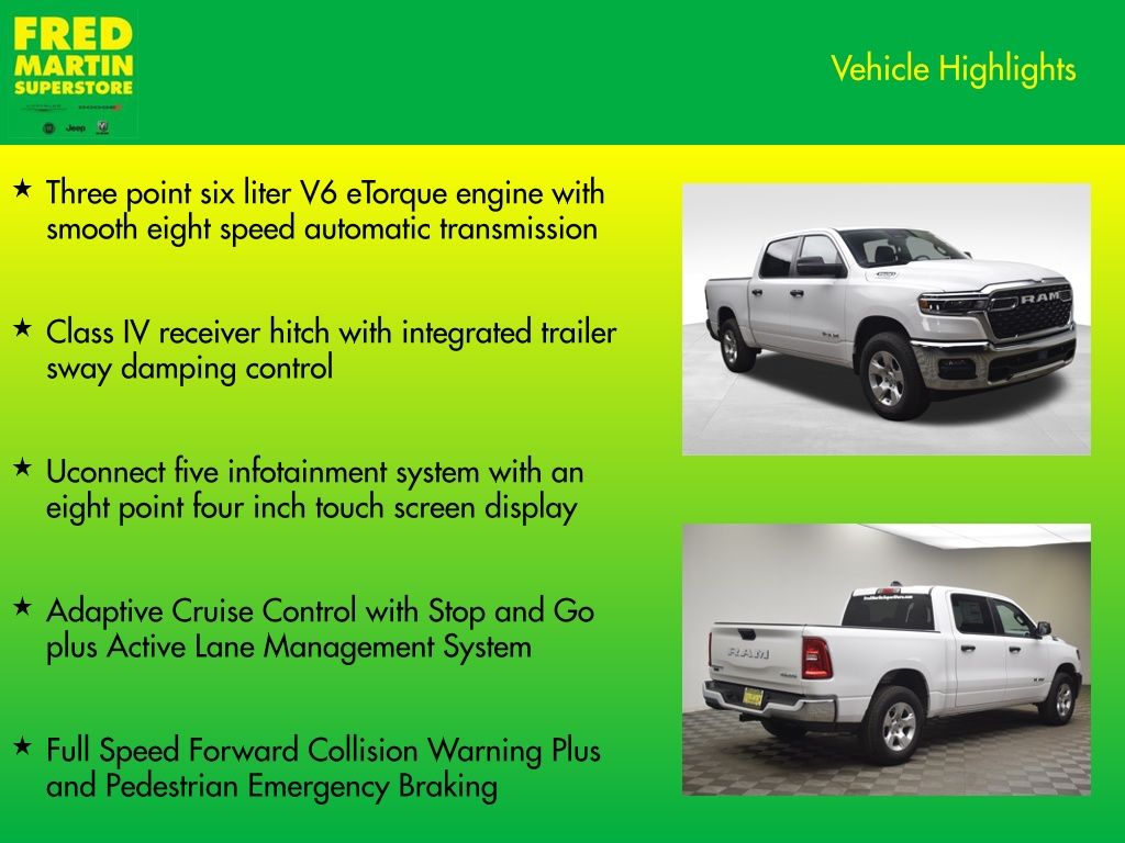 new 2026 Ram 1500 car, priced at $41,055