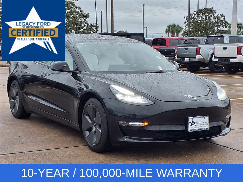 2022 Tesla Model 3 Long Range White at Genesis of Spring