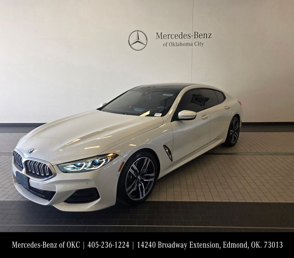 Mineral White Metallic 2023 BMW 8 Series 840i xDrive Gran Coupe AWD Coupe All-Wheel Drive 8-Speed Automatic