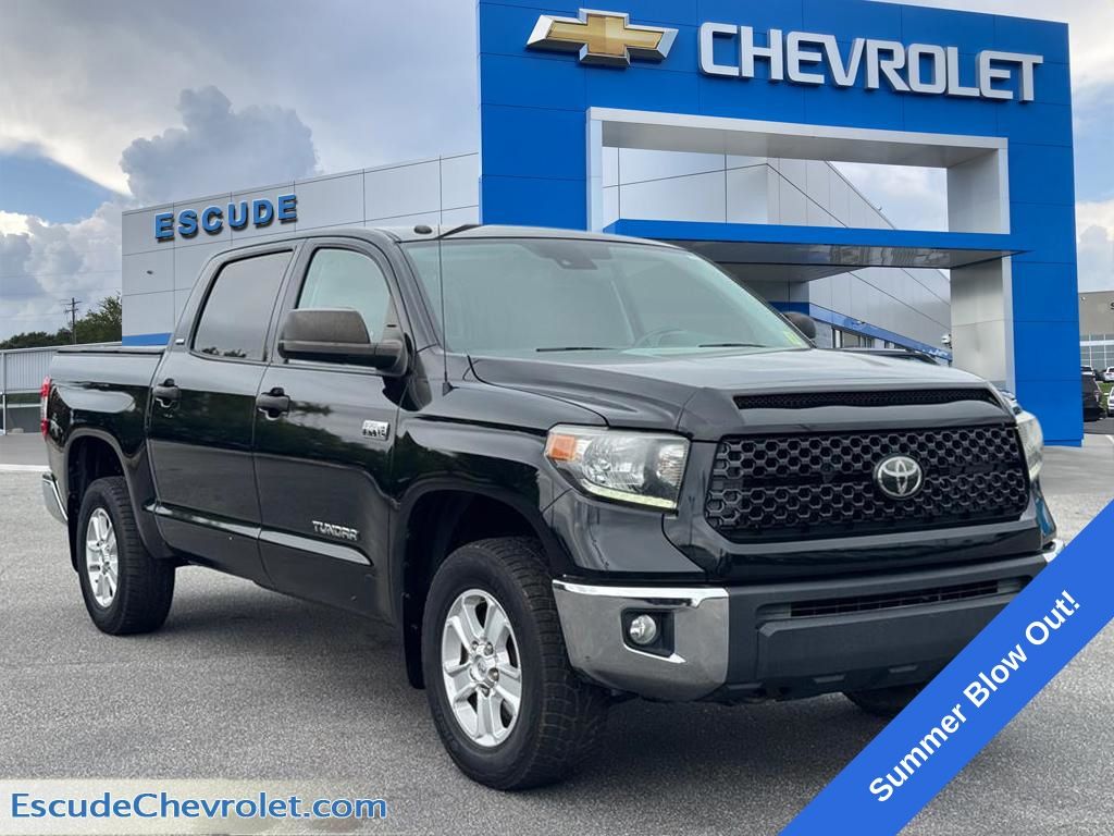 Midnight Black Metallic 2018 Toyota Tundra Pickup Truck Four-Wheel Drive 6-Speed Automatic Overdrive