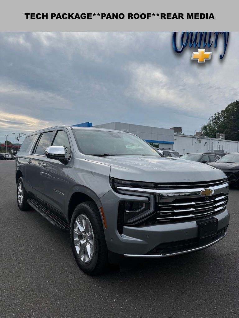 Sterling Gray Metallic 2025 Chevrolet Suburban Premier 4WD SUV / Crossover Four-Wheel Drive