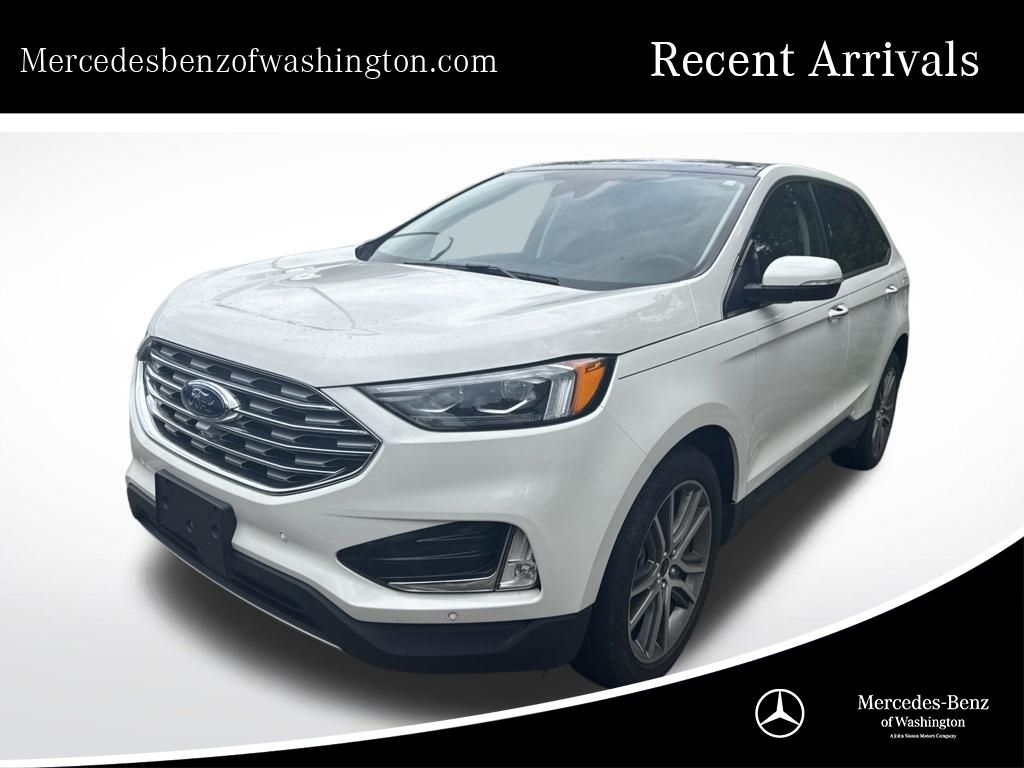 White Metallic 2024 Ford Edge SUV / Crossover All-Wheel Drive 8-Speed Automatic