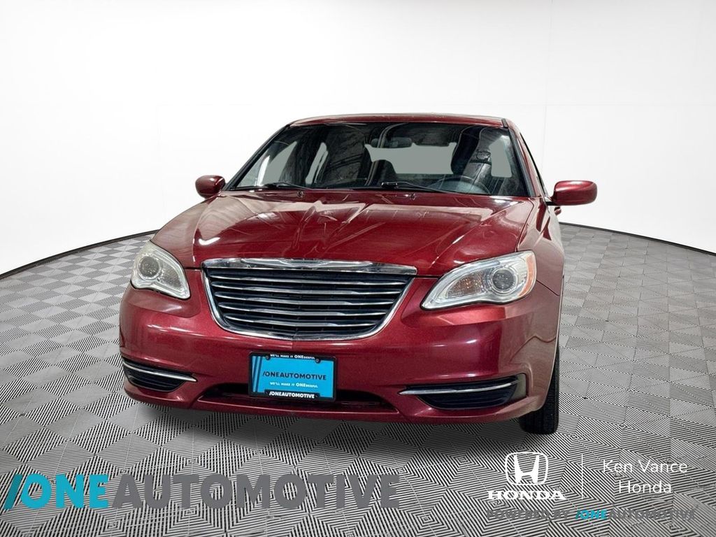 Deep Cherry Red Crystal Pearlcoat 2012 Chrysler 200 Touring Sedan FWD Sedan Front-Wheel Drive 6-Speed Automatic