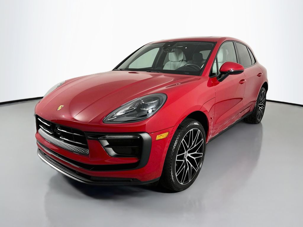 Carmine Red 2023 Porsche Macan SUV / Crossover 7-Speed Automatic