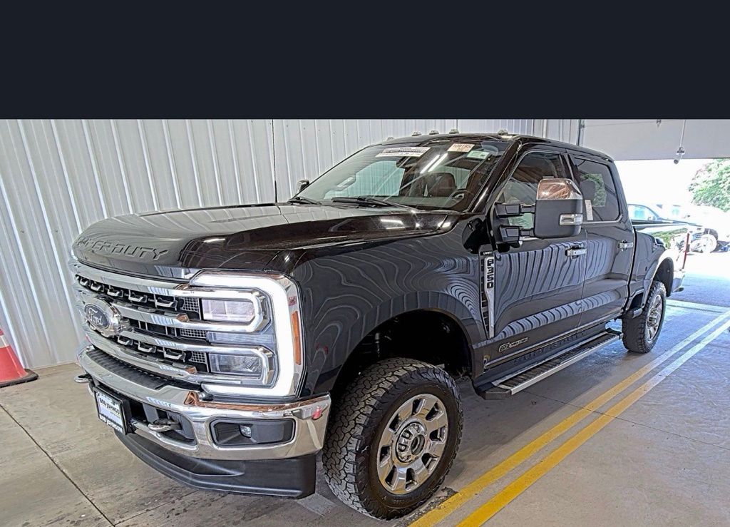 Black Metallic 2023 Ford F-350 Super Duty Pickup Truck Four-Wheel Drive Automatic