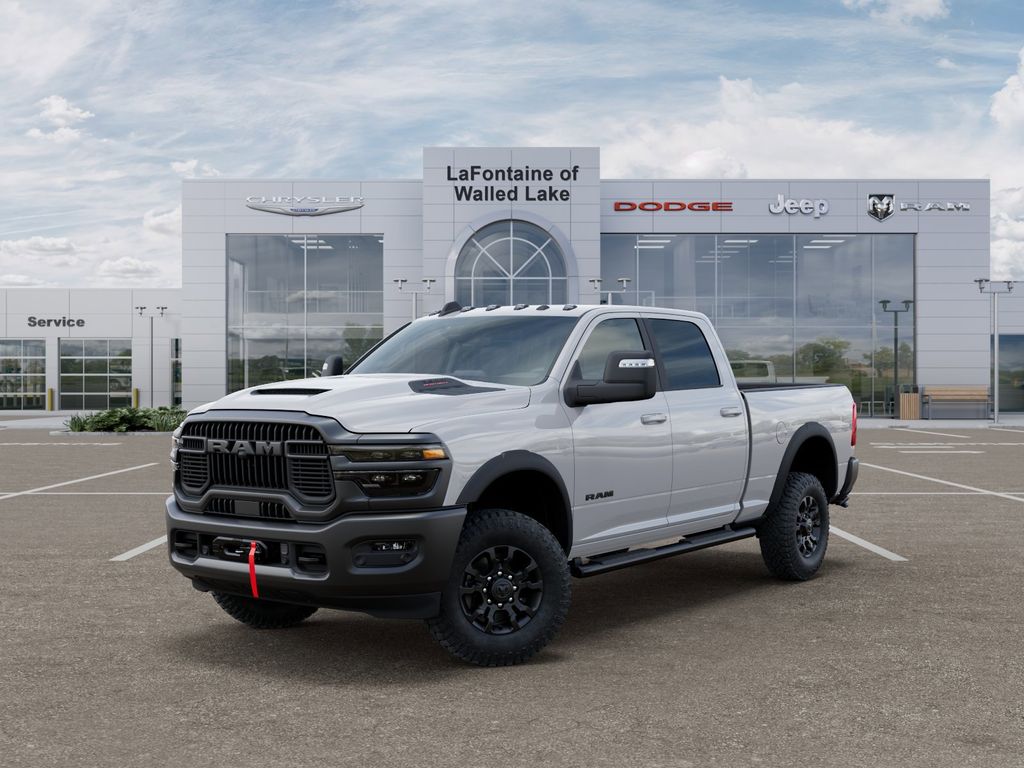 Bright White Clearcoat 2026 RAM 2500 Power Wagon Crew Cab 4WD Pickup Truck Four-Wheel Drive 8-Speed Automatic